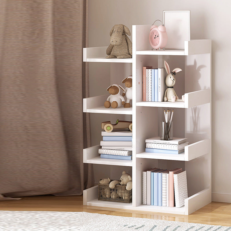 Scandinavian Manufactured Wood Etagere Bookshelf Vertical Open Bookcase for Home