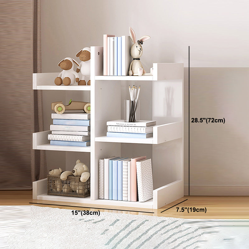 Scandinavian Manufactured Wood Etagere Bookshelf Vertical Open Bookcase for Home