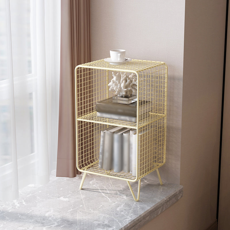 Metal Modern Standard Bookshelf Closed Back Bookcase for Home Office
