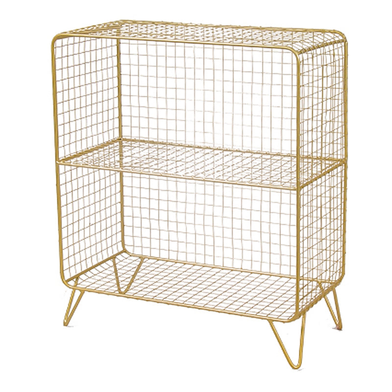 Metal Modern Standard Bookshelf Closed Back Bookcase for Home Office