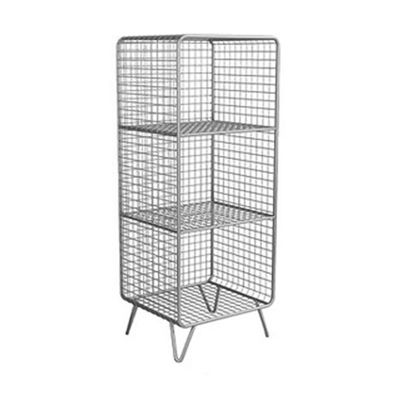 Metal Modern Standard Bookshelf Closed Back Bookcase for Home Office