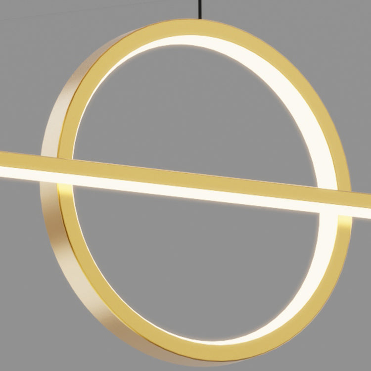 Contemporary Style Linear Island Lighting Metal 4 Light Island Light Fixtures