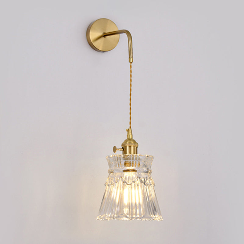 Geometric Wall Lighting Fixtures Modern Style Glass 1 Light Wall Lighting