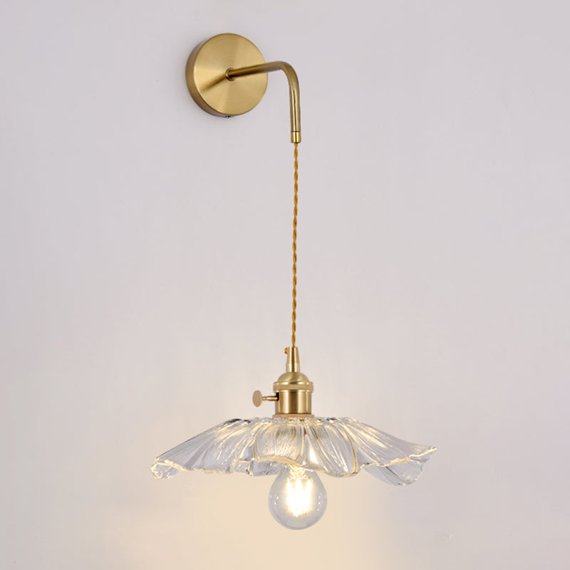 Geometric Wall Lighting Fixtures Modern Style Glass 1 Light Wall Lighting