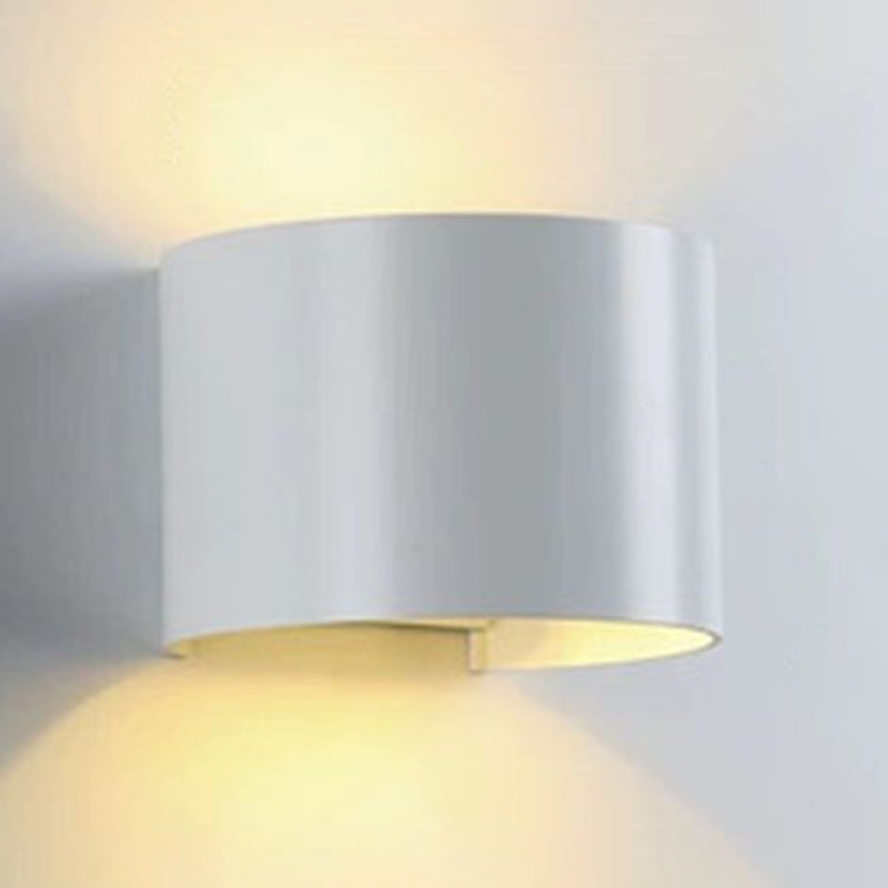 Geometry Shape Wall Lighting Modern Style Metal 2 Lights Sconce Lamp for Living Room