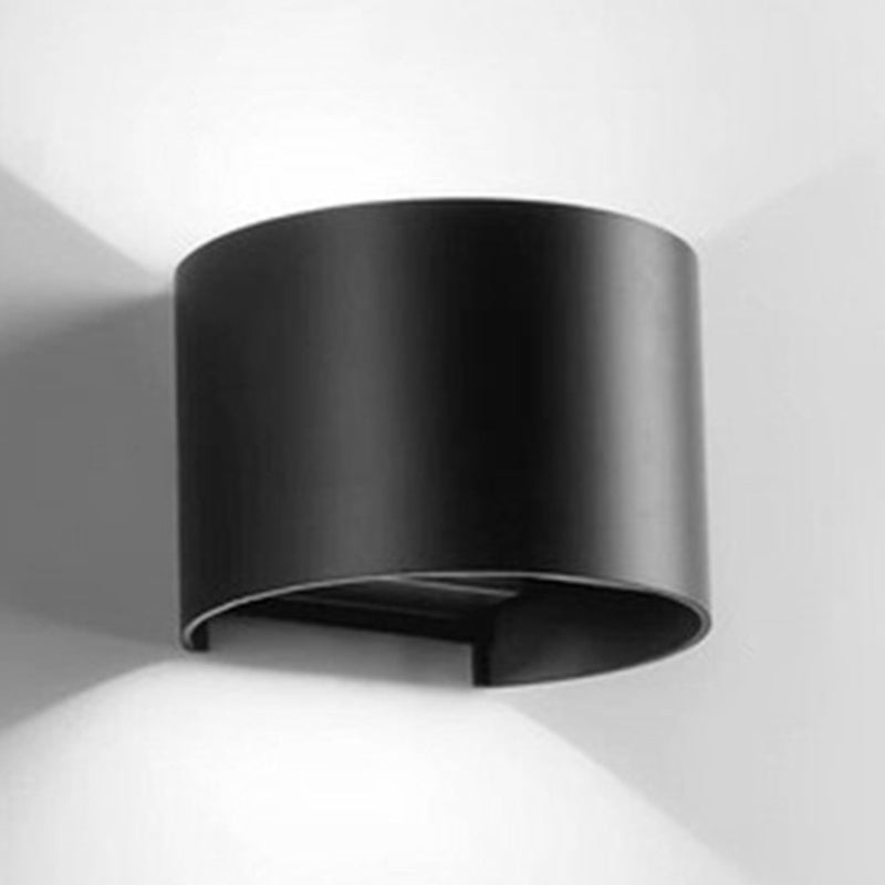 Geometry Shape Wall Lighting Modern Style Metal 2 Lights Sconce Lamp for Living Room