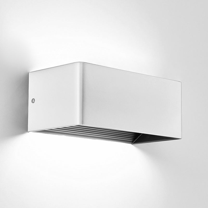 Geometry Shape Wall Lighting Modern Style Metal 2 Lights Sconce Lamp for Living Room