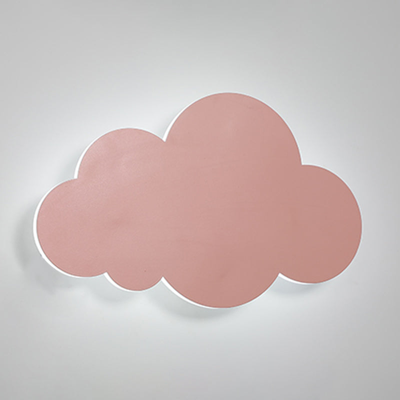 Modern Style Cloud Wall Mounted Lamps Metal 1 Light Wall Lamps