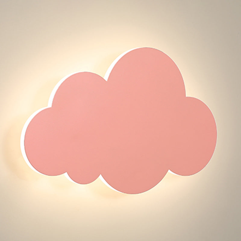 Modern Style Cloud Wall Mounted Lamps Metal 1 Light Wall Lamps