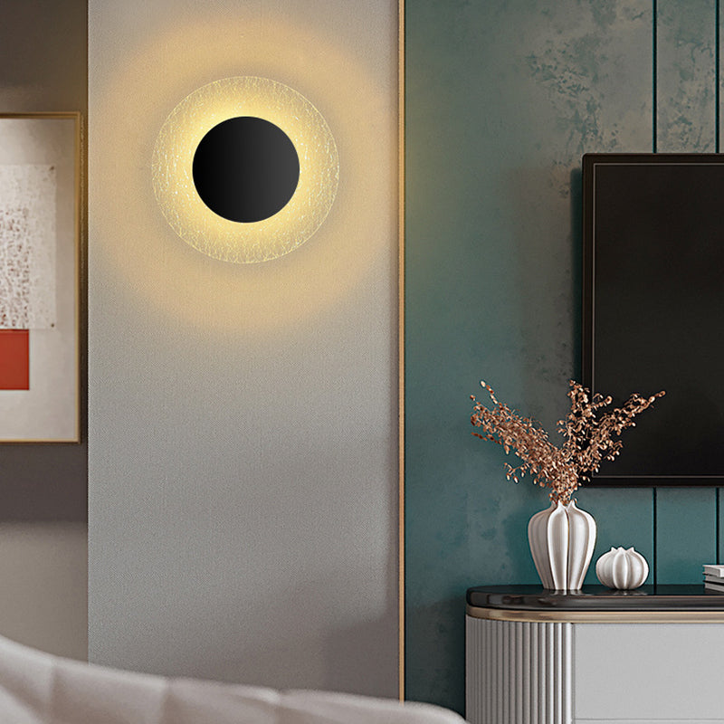 1-Light Wall Sconce Modern Style Metal Wall Lighting for Bedroom