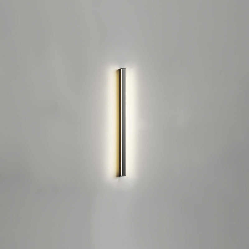 Metallic Linear Wall Light Fixture Modern Style Wall Light Sconce for Living Room
