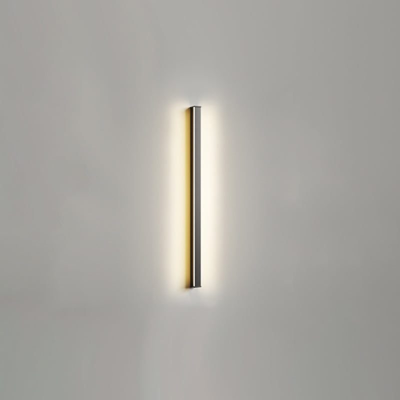 Metallic Linear Wall Light Fixture Modern Style Wall Light Sconce for Living Room