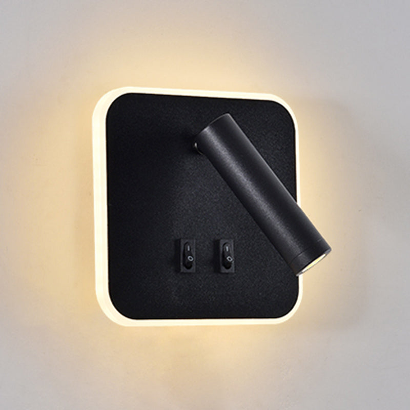 Metal Reading Wall Light Fixture Modern Style Wall Light Sconce for Bedroom