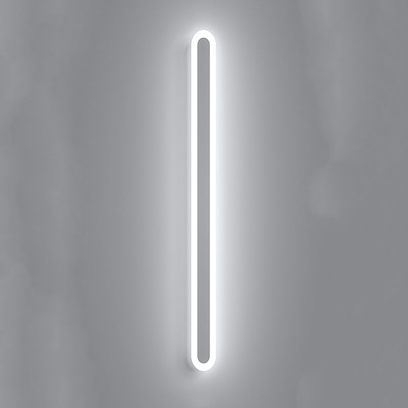 Linear Shape Metal Wall Light Modern 1 Light Wall Mount Light