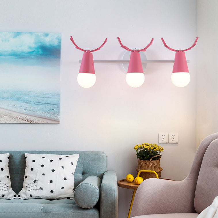 Multi Light Unique Wall Sconce Modern Style Metal Wall Lighting for Bedroom