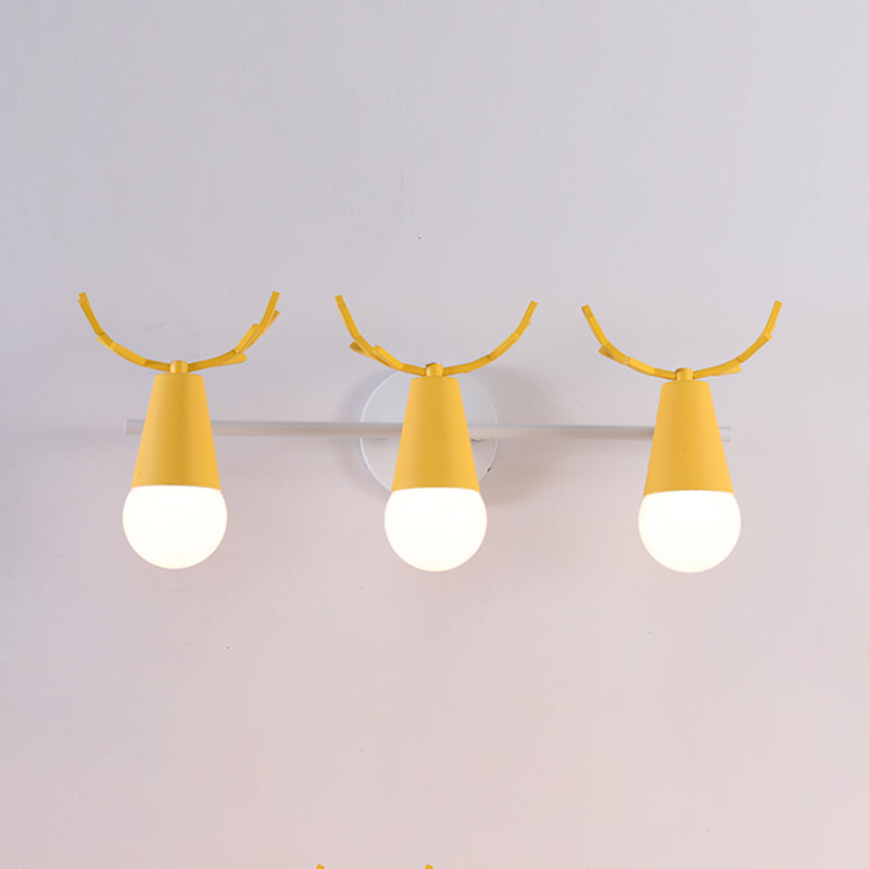 Multi Light Unique Wall Sconce Modern Style Metal Wall Lighting for Bedroom