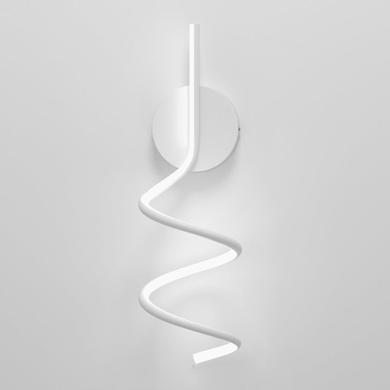 Modern Style Linear Shape Wall Sconce Metal 1 Light Wall Lighting for Living Room