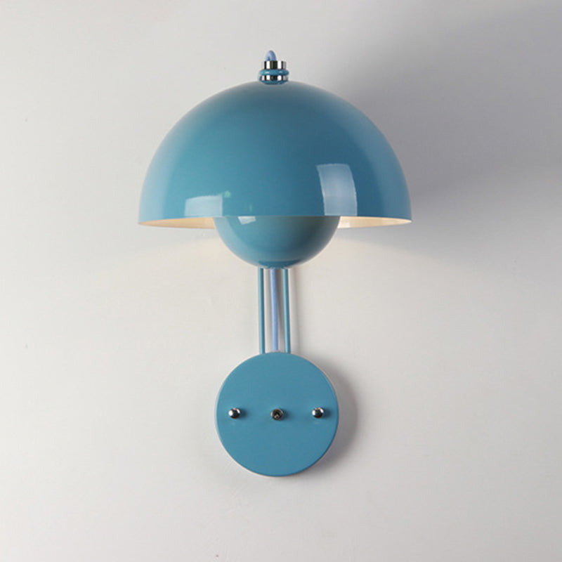 Macaron Wall Mount Light Modern Wall Sconce Light with Metal Shade for Aisle