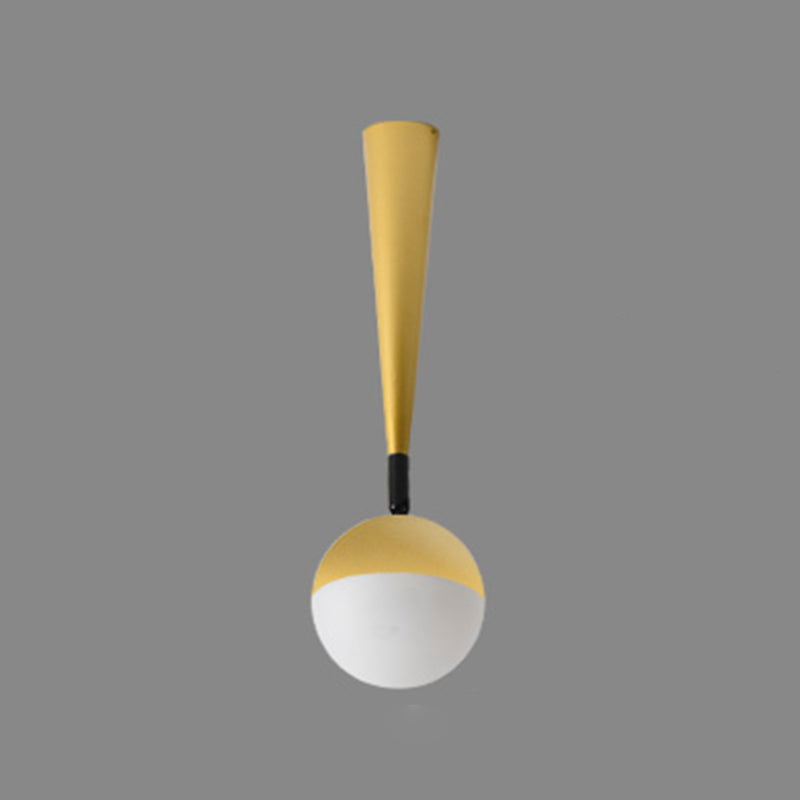 Spherical Dining Room Pendant Spotlight Metal Minimalist LED Suspension Lamp