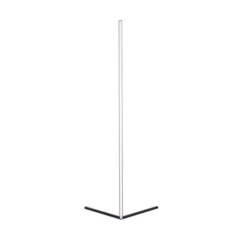 Modern Aluminium Simple Floor Lamp Geometric Line LED Floor Light for Bedroom