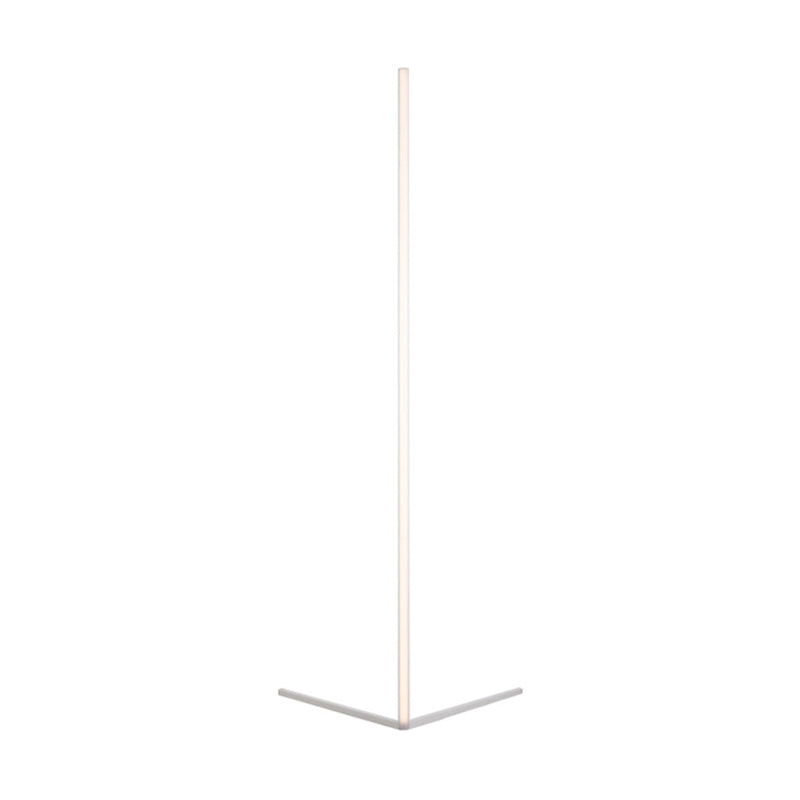 Modern Aluminium Simple Floor Lamp Geometric Line LED Floor Light for Bedroom