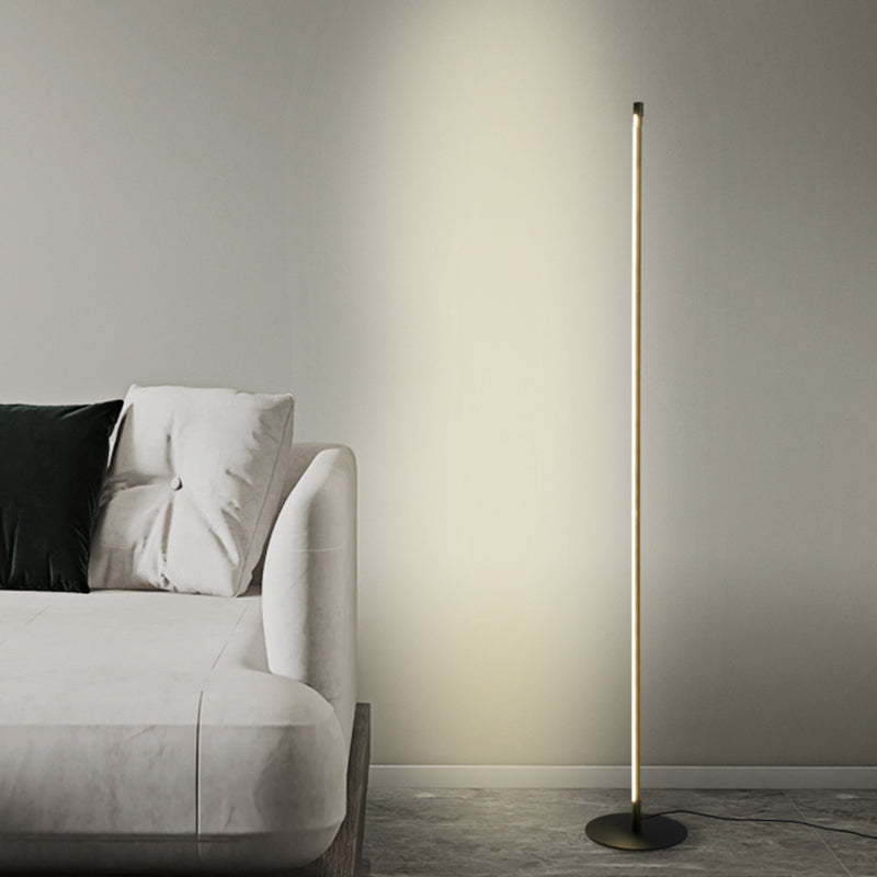 Modern Style Floor Lamp Aluminium Geometric Line LED Floor Light for Living Room