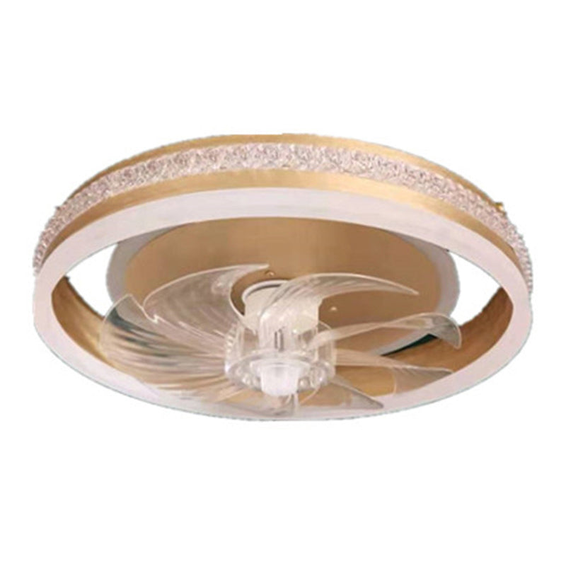 Modern Style LED Ceiling Fan Light Creative Flush Mount Light for Living Room