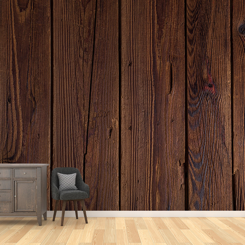 Wood Grain Mildew Resistant Wallpaper Photography Sleeping Room Wall Mural