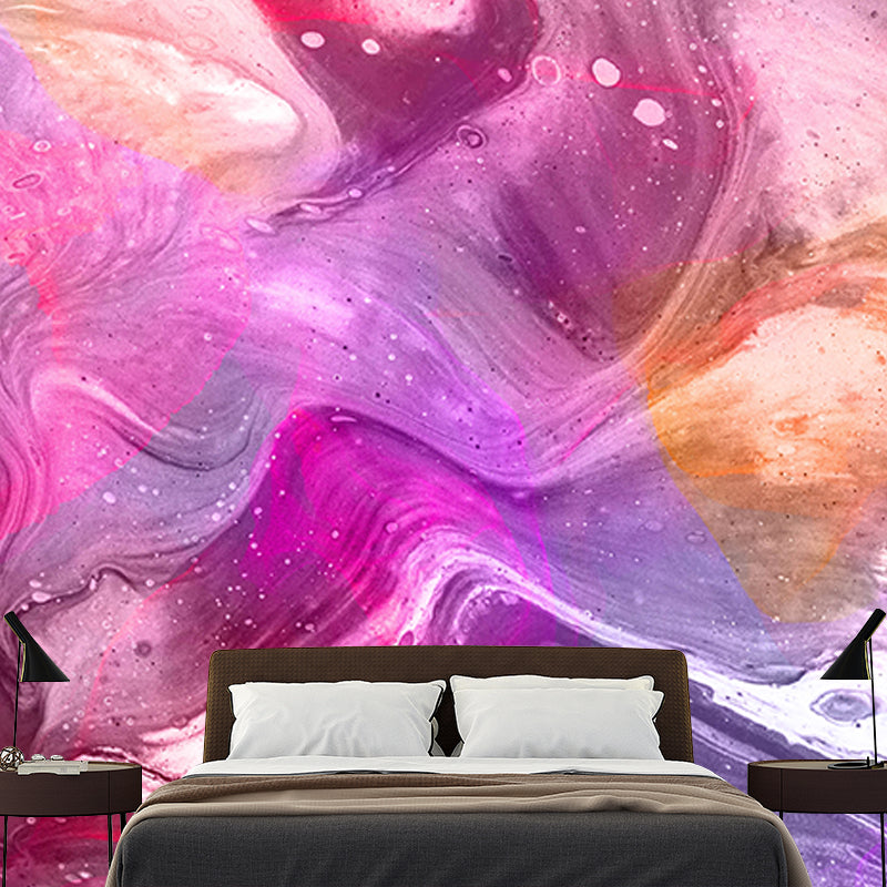 Modern Style Mural Wallpaper Texture Environment Friendly Bedroom Wall Mural