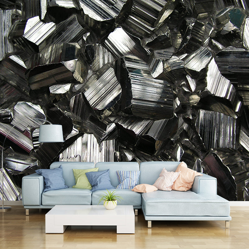 Texture Resistant Mural Wallpaper Environment Friendly Sleeping Room Wall Mural