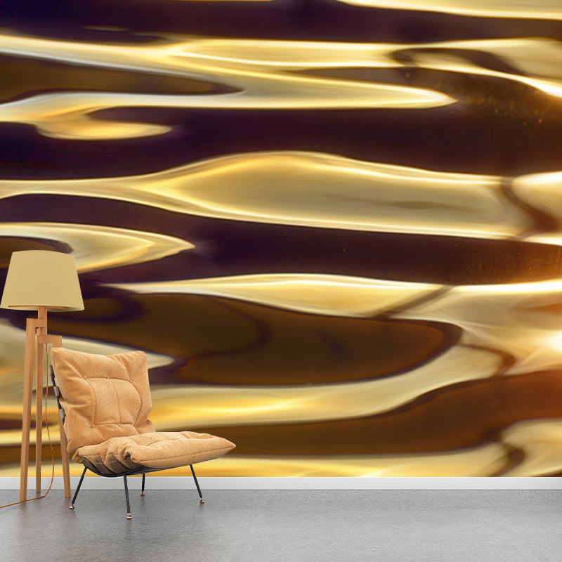 Texture Resistant Mural Wallpaper Environment Friendly Sleeping Room Wall Mural