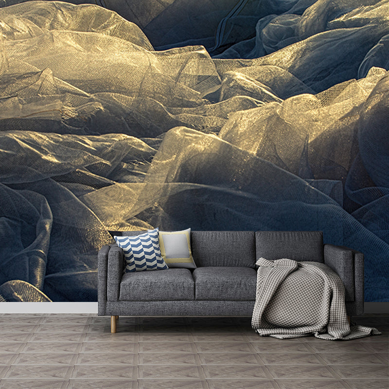 Texture Resistant Mural Wallpaper Environment Friendly Sleeping Room Wall Mural