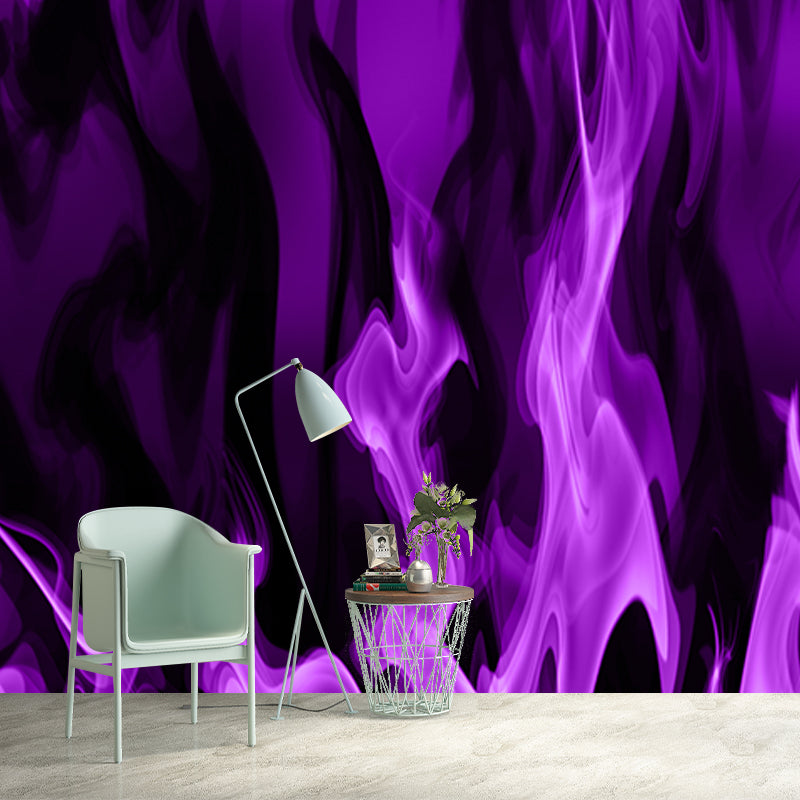 Modern Style Photography Mural Wallpaper Flame Indoor Wall Mural