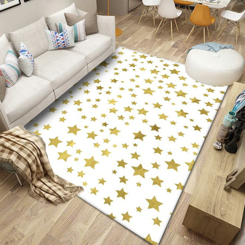 Light Gray Modern Rug Polyester Rhombus Indoor Rug Washable Rug for Drawing Room