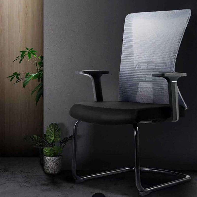 Ergonomic Mesh Desk Chair Home Office Fixed Arms Office Chair