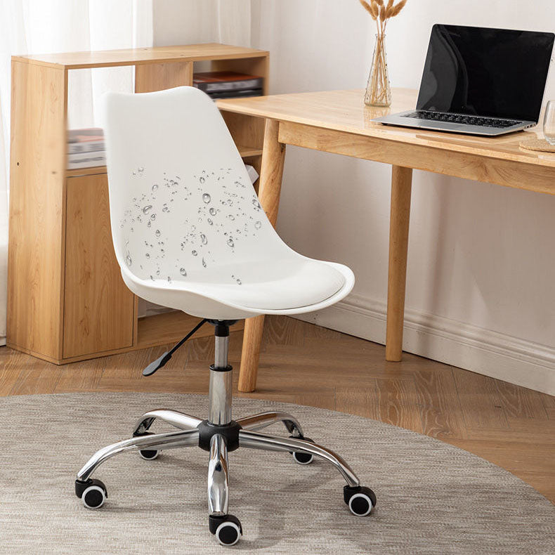 Modern Nylon Conference Chair with Low and Swivel Back Home Office Chair
