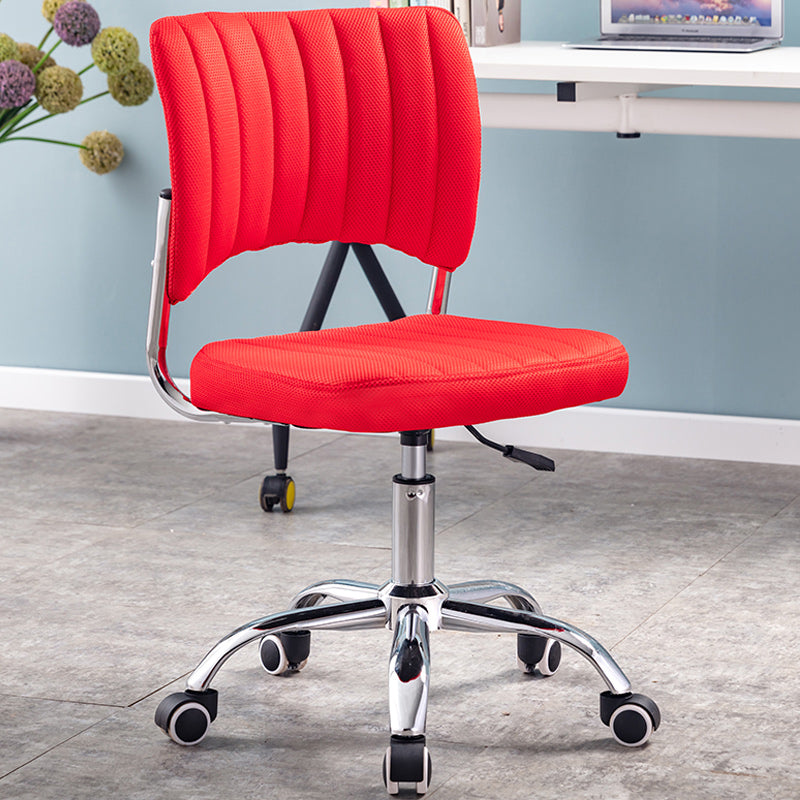 Modern Style Task Chair Mid-Back Ergonomic Armless Office Chair