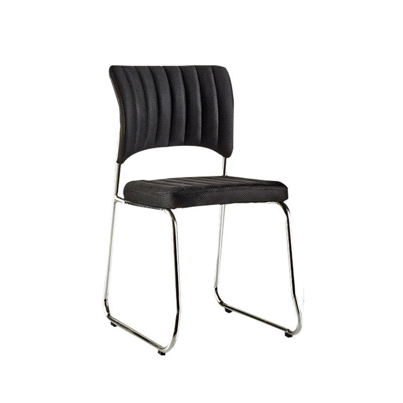 Modern Style Task Chair Mid-Back Ergonomic Armless Office Chair