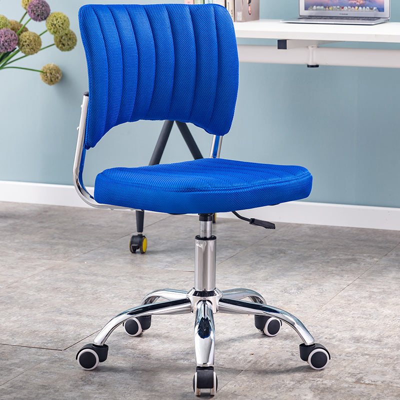 Modern Style Task Chair Mid-Back Ergonomic Armless Office Chair