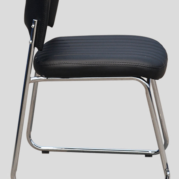 Modern Style Task Chair Mid-Back Ergonomic Armless Office Chair