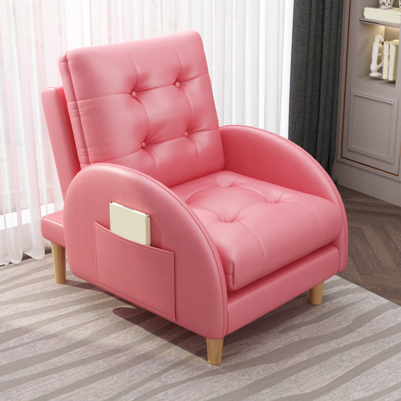 26.37" L x 29.52" W x 37.40" H Accent Armchair with Adjustable Tufted Back