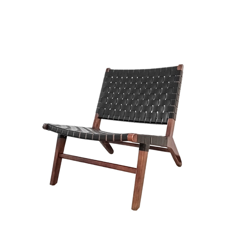 Wood Armless Chair Slipper Accent Chair Tight Back Chair for Living Room