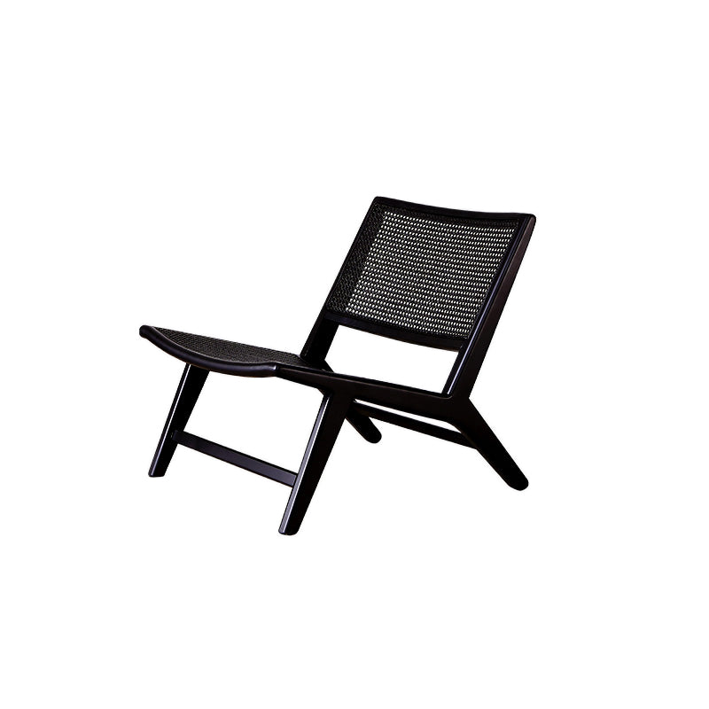 Wood Armless Chair Slipper Accent Chair Tight Back Chair for Living Room