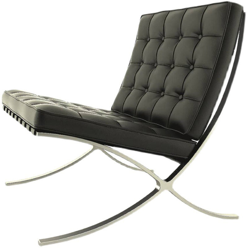 Armless Tufted Cushions Chair 29.5"L x 31.5"W x 31.5" H Chair for Living Room