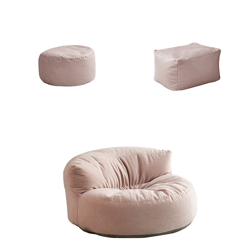Velvet Parsons Chair 34.6" L  x 39.3"W x 18.8" H Armless Chair Living Room