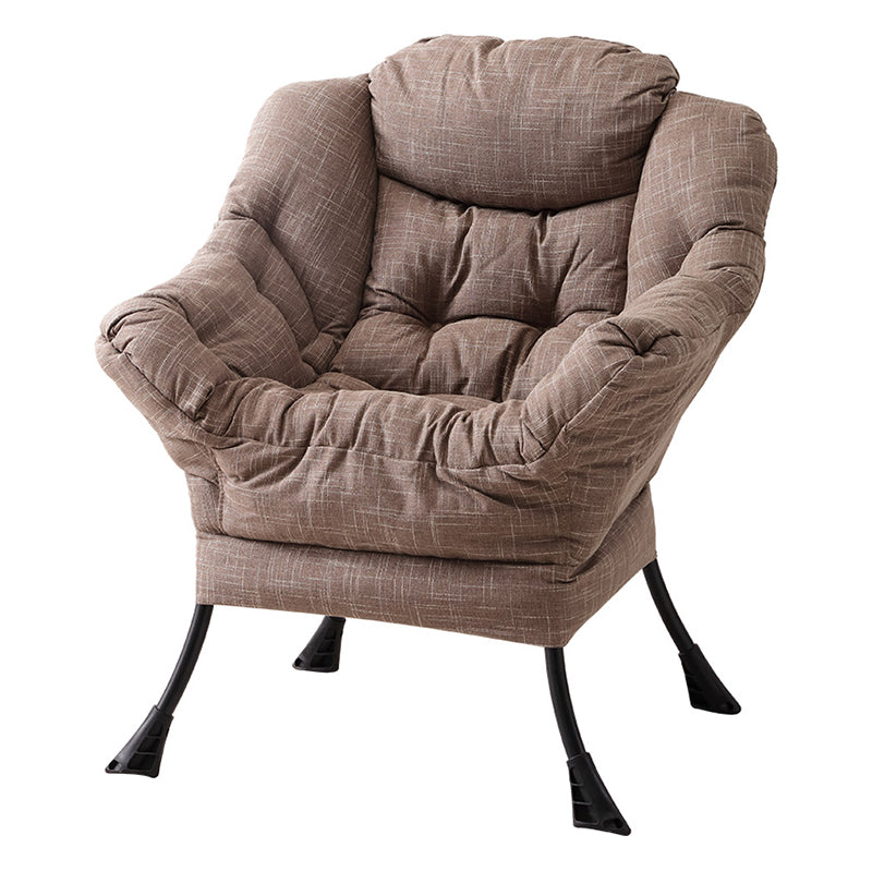 Faux Leather/Faux Fur Chair 31.4" L x 25.5" W x 35.4" H Arms Included Chair