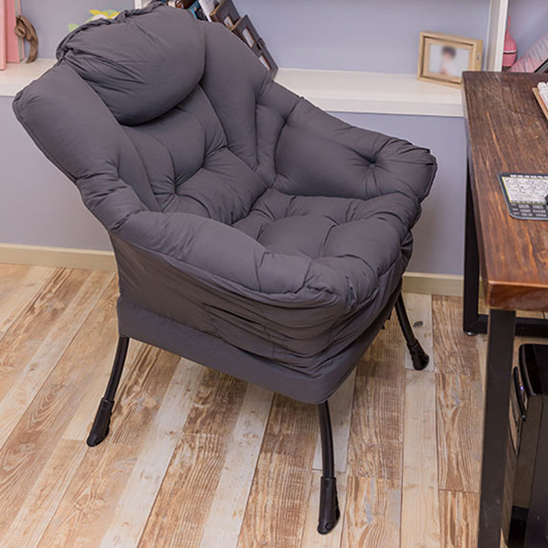 Faux Leather/Faux Fur Chair 31.4" L x 25.5" W x 35.4" H Arms Included Chair