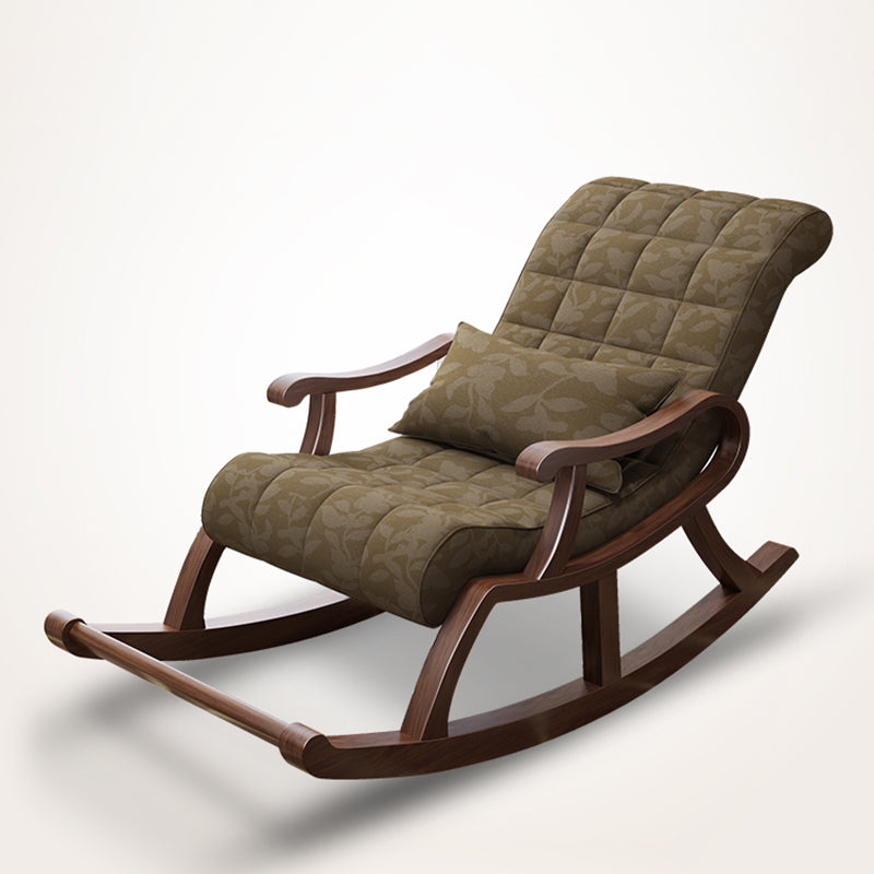 26.37" L x 59.05" W x 31.49" H Accent Chair Solid Wood Tufted Lounge Chair