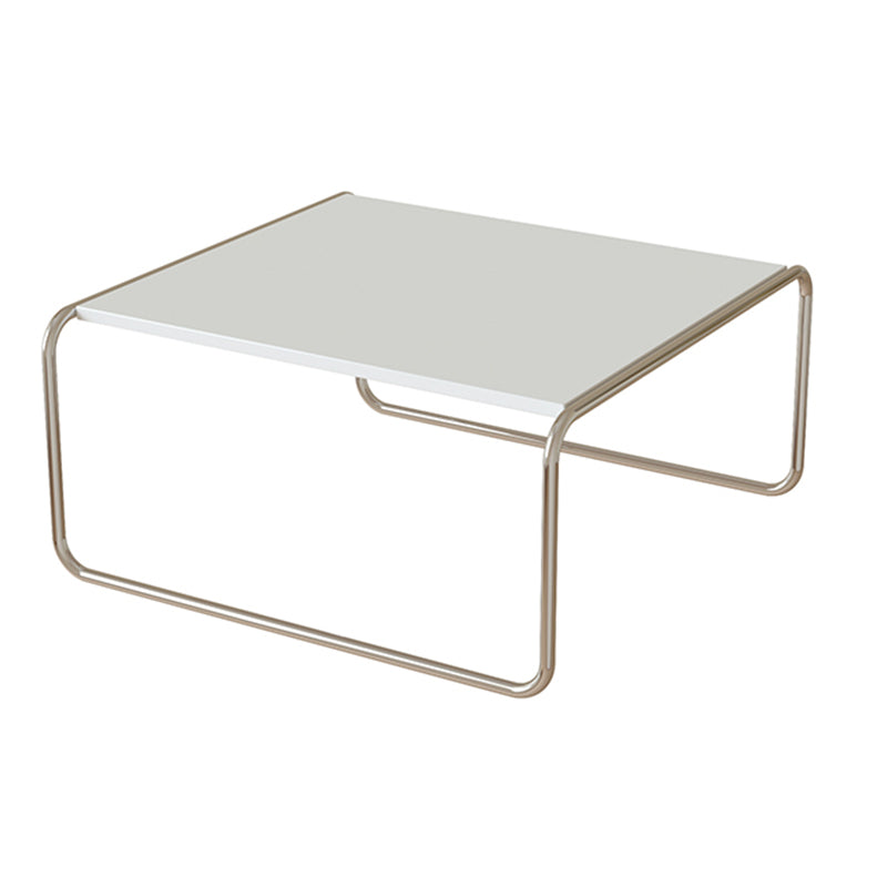 Sled 2 Nesting Coffee Table Modern Glass Coffee Table in Black and White