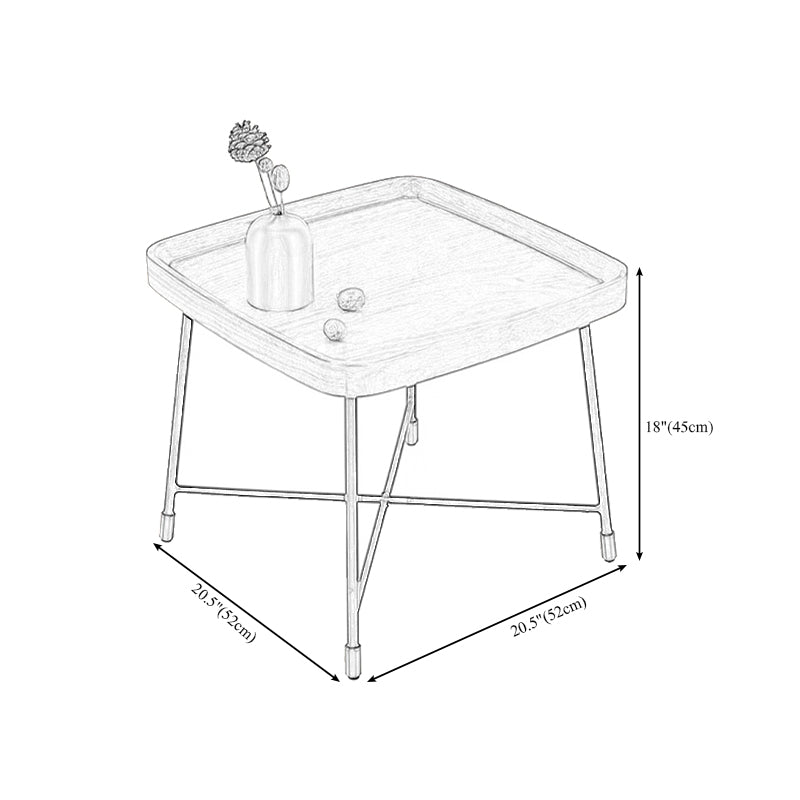 Nordic Round/Rectangle/Triangle Coffee Table Wood Cross Legs Cocktail Table
